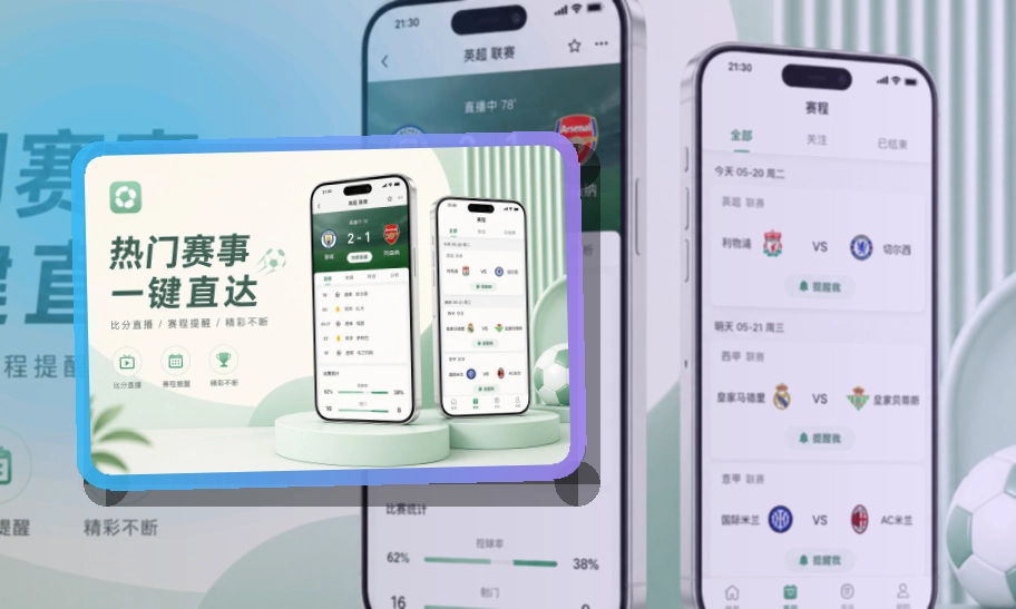 开云 App看赛优势,热门比赛和焦点提醒都更顺手 页面展示